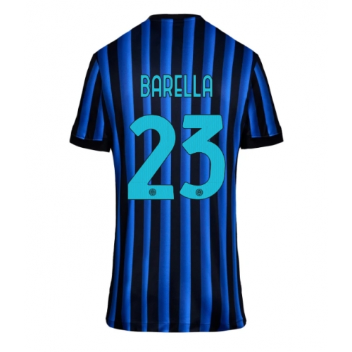 Billige Fotballdrakt Inter Milan Nicolo Barella #23 Replika Hjemmedrakt Dame 2025-26 Kortermet Billige Fotballdrakt Inter Milan Nicolo Barella #23 Replika Hjemmedrakt Dame 2025-26 Kortermet